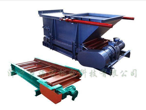 鏈板式給料機(jī)包括電控系統(tǒng)，電控系統(tǒng)包括就地控制系統(tǒng)和/或遠(yuǎn)程控制系統(tǒng)